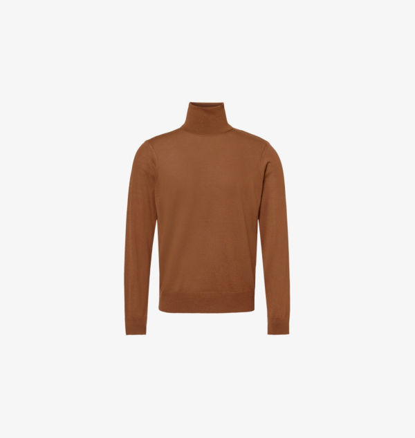 

Водолазка вязаная из кашемира Dunhill, цвет whiskey