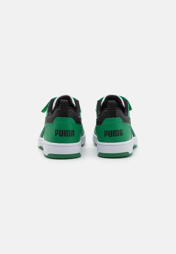 Кроссовки rebound v6 Puma, White/Black/Archive Green — фото 3