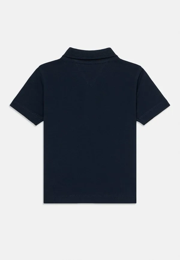 Основная рубашка поло из пике с вышивкой флага Tommy Hilfiger, Dark Night Navy — фото 2