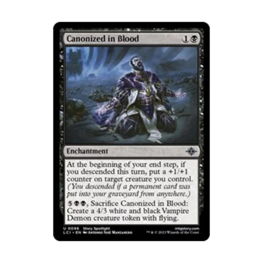 

CCG Канонизирован в крови (U), MTG - The Lost Caverns of Ixalan