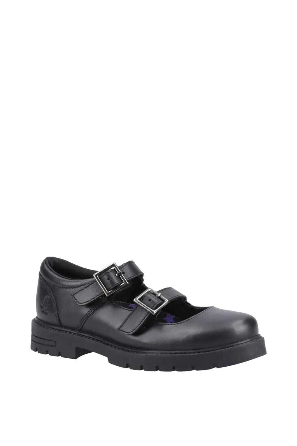 Туфли Мэри Джейн на двойной пряжке Hush Puppies, черный