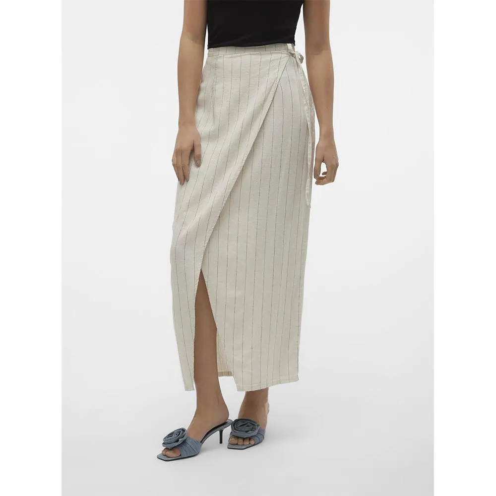 

Юбка Vero Moda Mindy Long, бежевый
