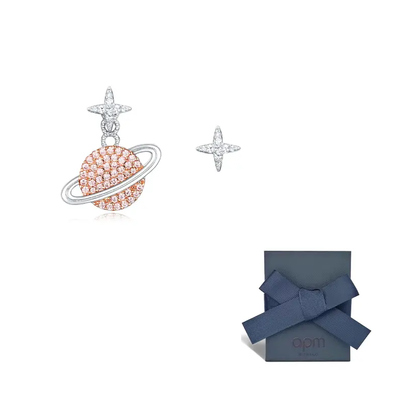 

Apm Monaco ETE серьги 925 пробы из стерлингового серебра женские розовые