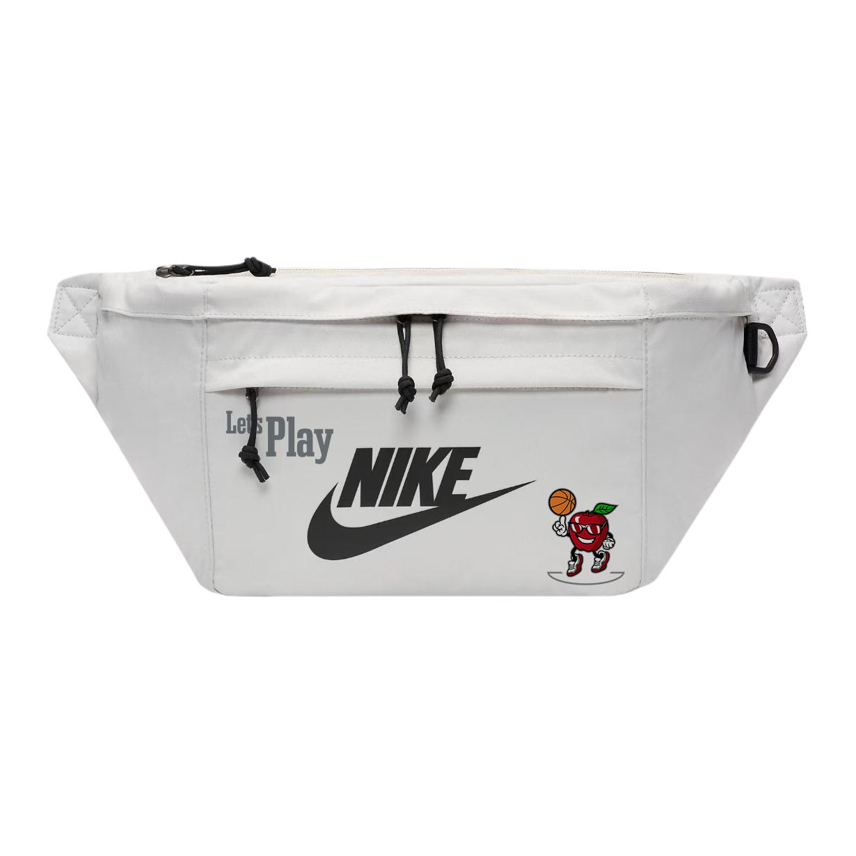 

Nike Тканевая поясная сумка через плечо унисекс светло-бежевая, Apple Basketball