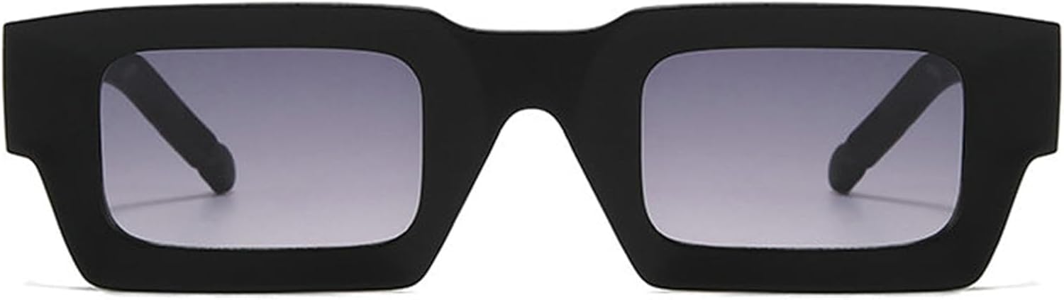 

Солнцезащитные очки Willochra Fashion Square для женщин и мужчин, винтажные, модные, массивные, прямоугольные, с защитой от УФ-излучения UV400, в стиле панк, черные и синие, C2