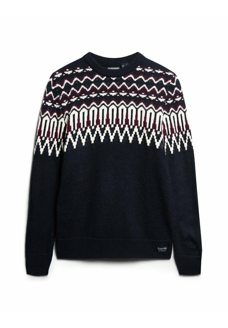 

Джемпер FAIRISLE CREW Superdry, синий