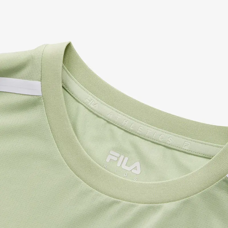 Футболка Laurel Leaf Green для подростков FILA KIDS, зеленый — фото 4