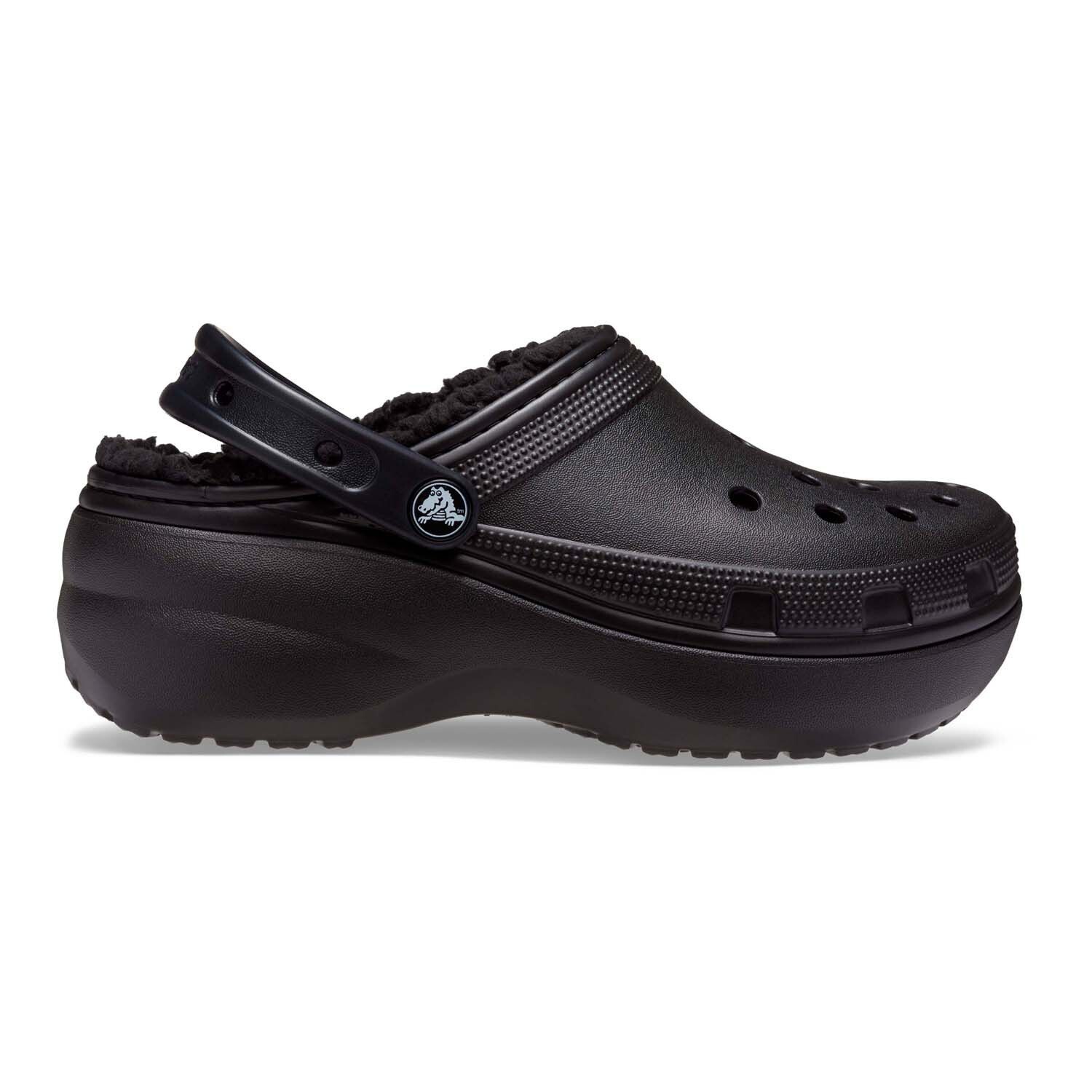 

Классические женские сабо на платформе Crocs Crocs, черный