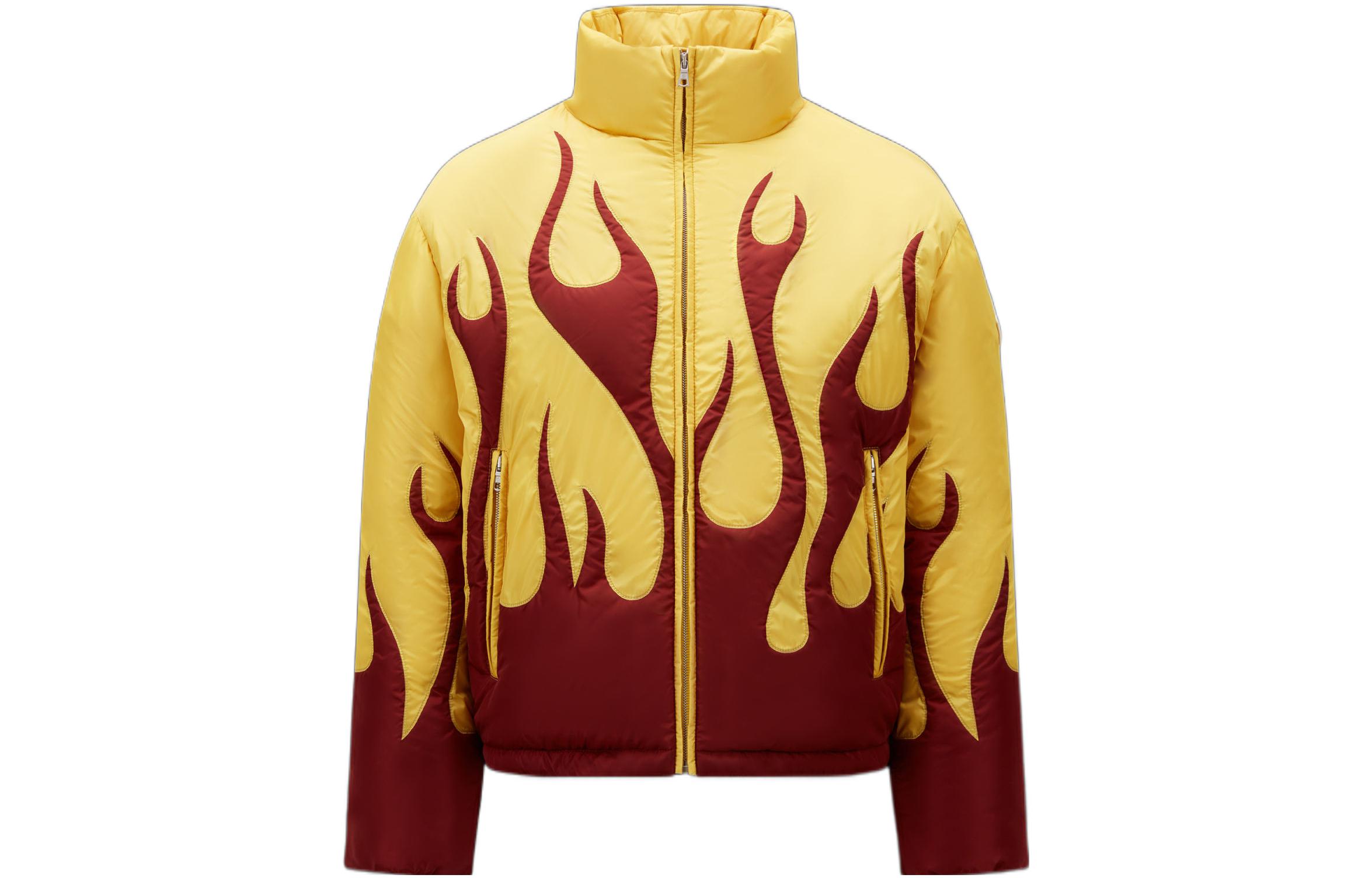 

MONCLER GENIUS Короткая пуховая куртка Moncler X Palm Angels Clancy, Yellow