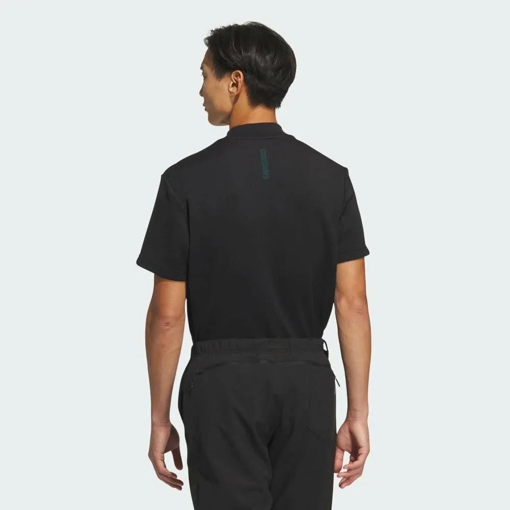 Футболка Code Chaos с высоким воротником и коротким рукавом Adidas, black — фото 2