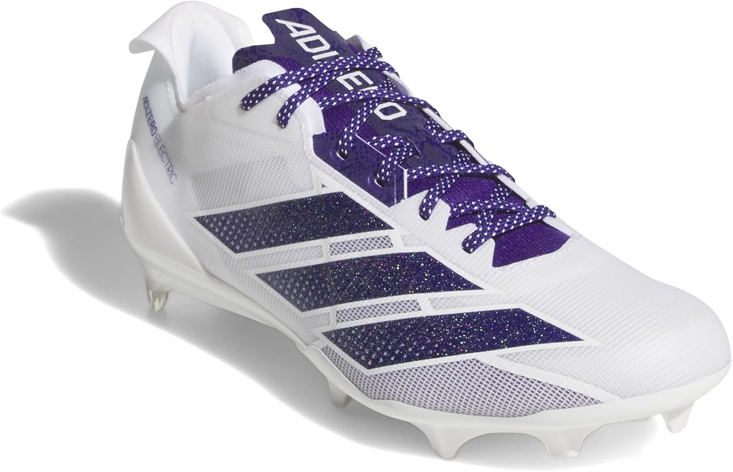Мужские кроссовки Adidas Adizero Electric, белый/фиолетовый — фото 4