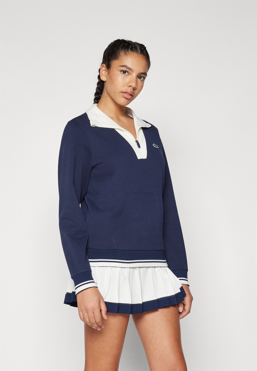 

Толстовка ZIP HERITAGE Lacoste Sport, темно-синий