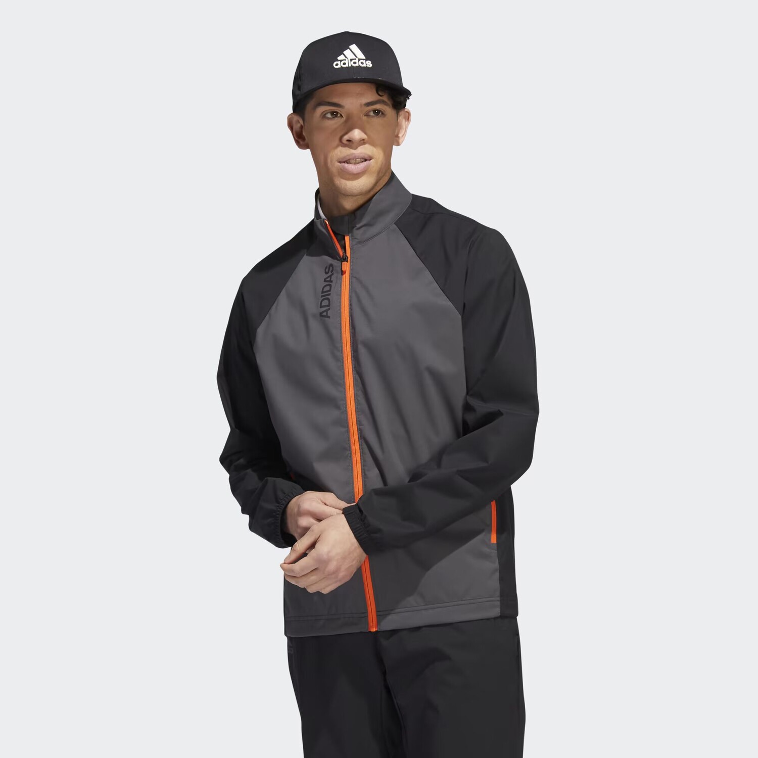 

Временная куртка на молнии во всю длину Adidas, цвет Black