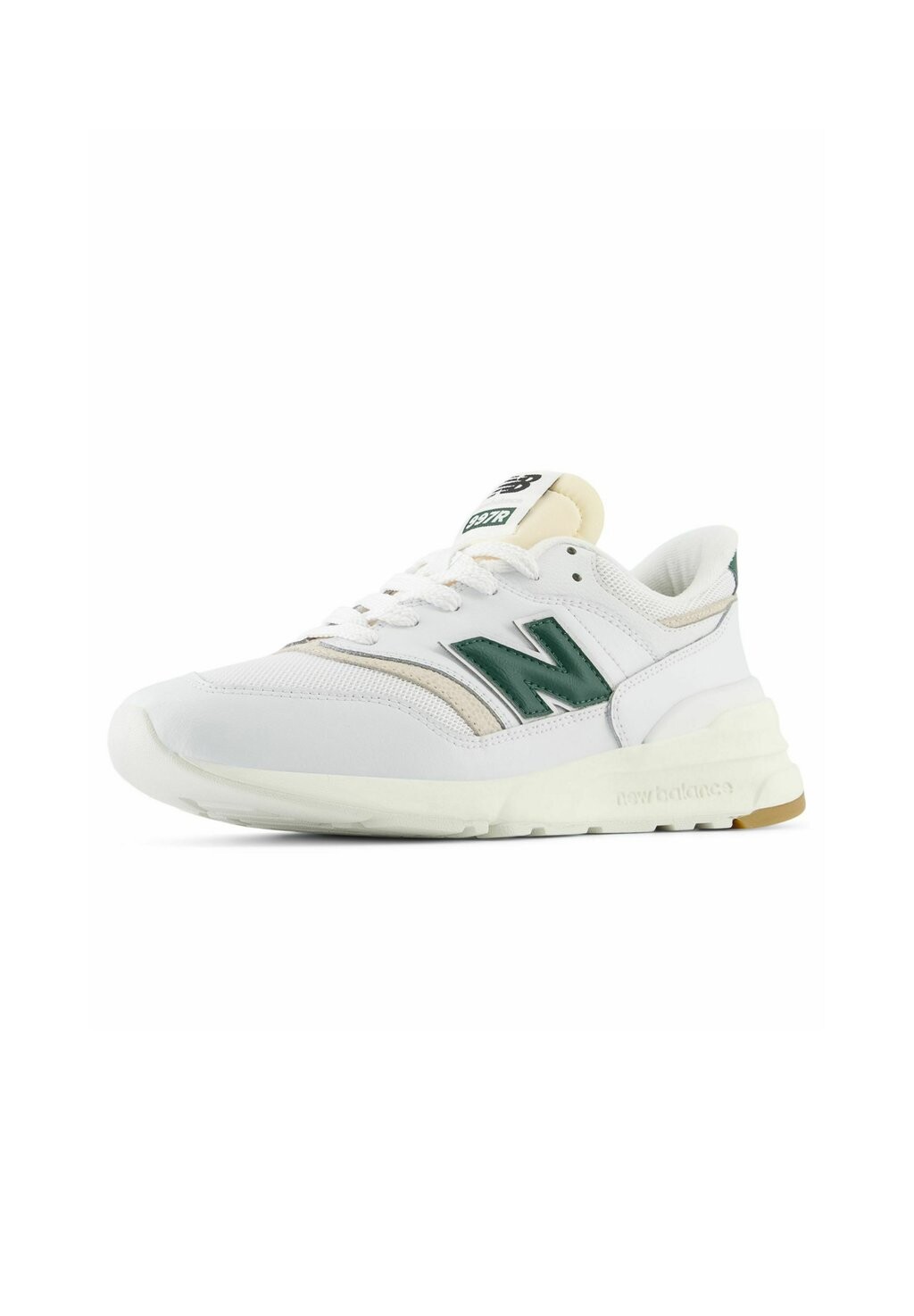 

Полукеды 997R New Balance, белые ночные часы зеленые