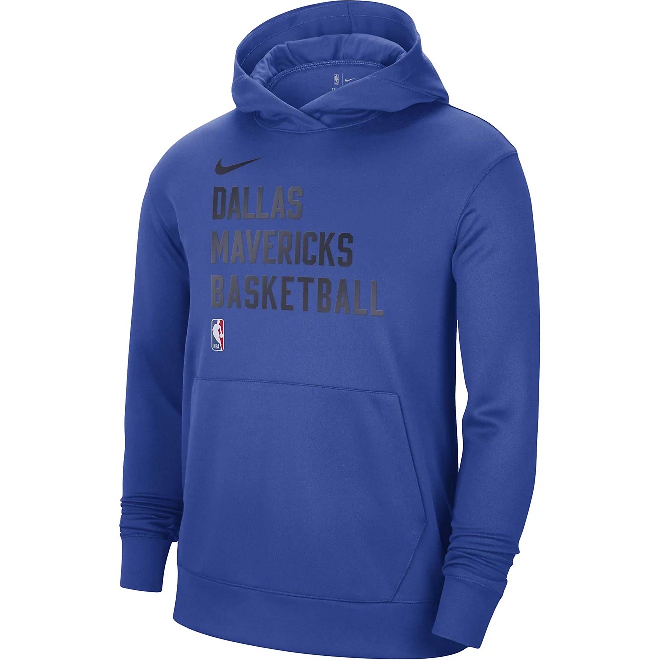 Nike Толстовка для тренировок на площадке NBA Dallas Mavericks 2023/24 Performance Spotlight Unisex Royal Blue — фото 3