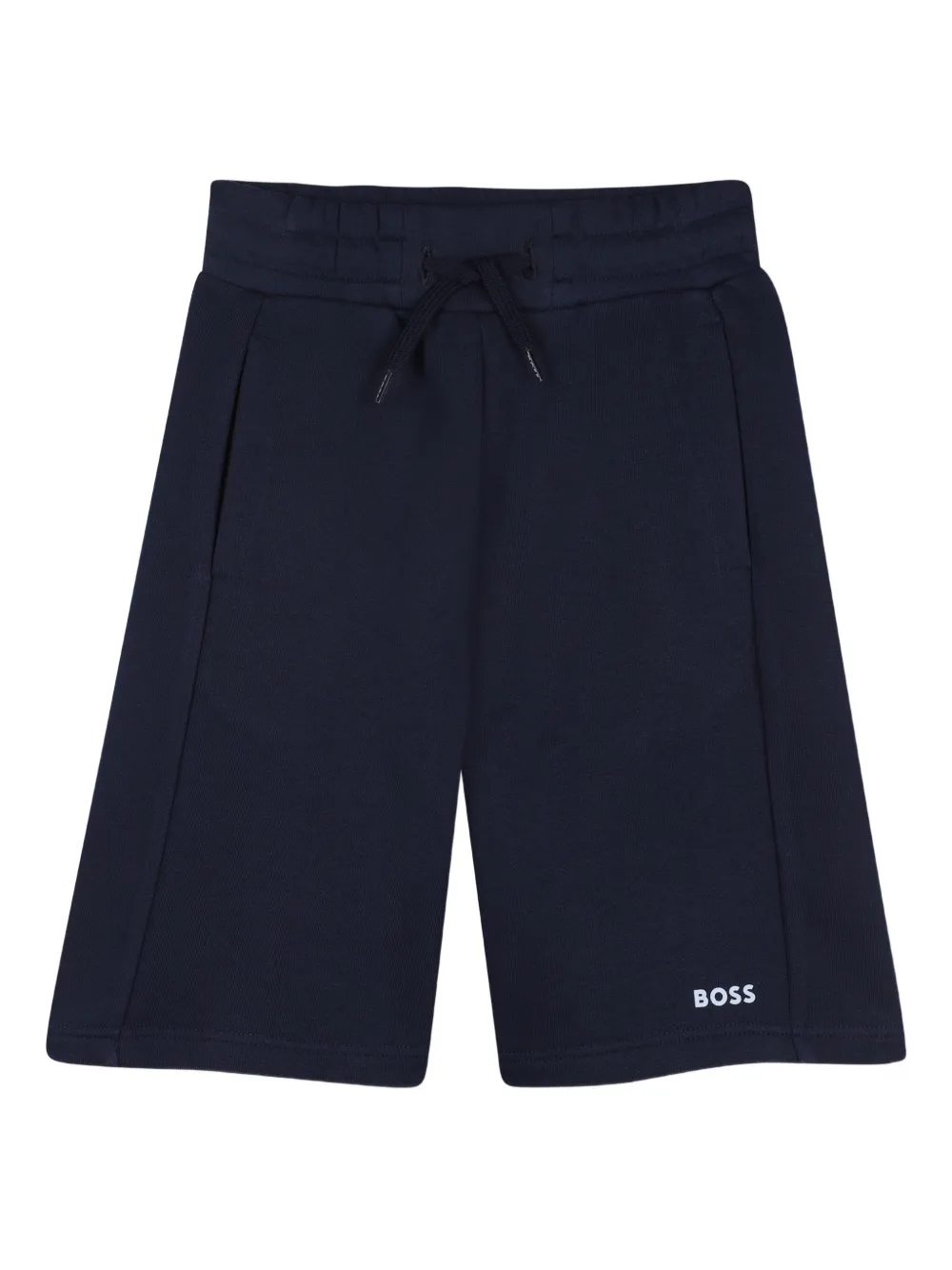 Комплект из топа и шортов с логотипом Boss Kidswear, белый — фото 4