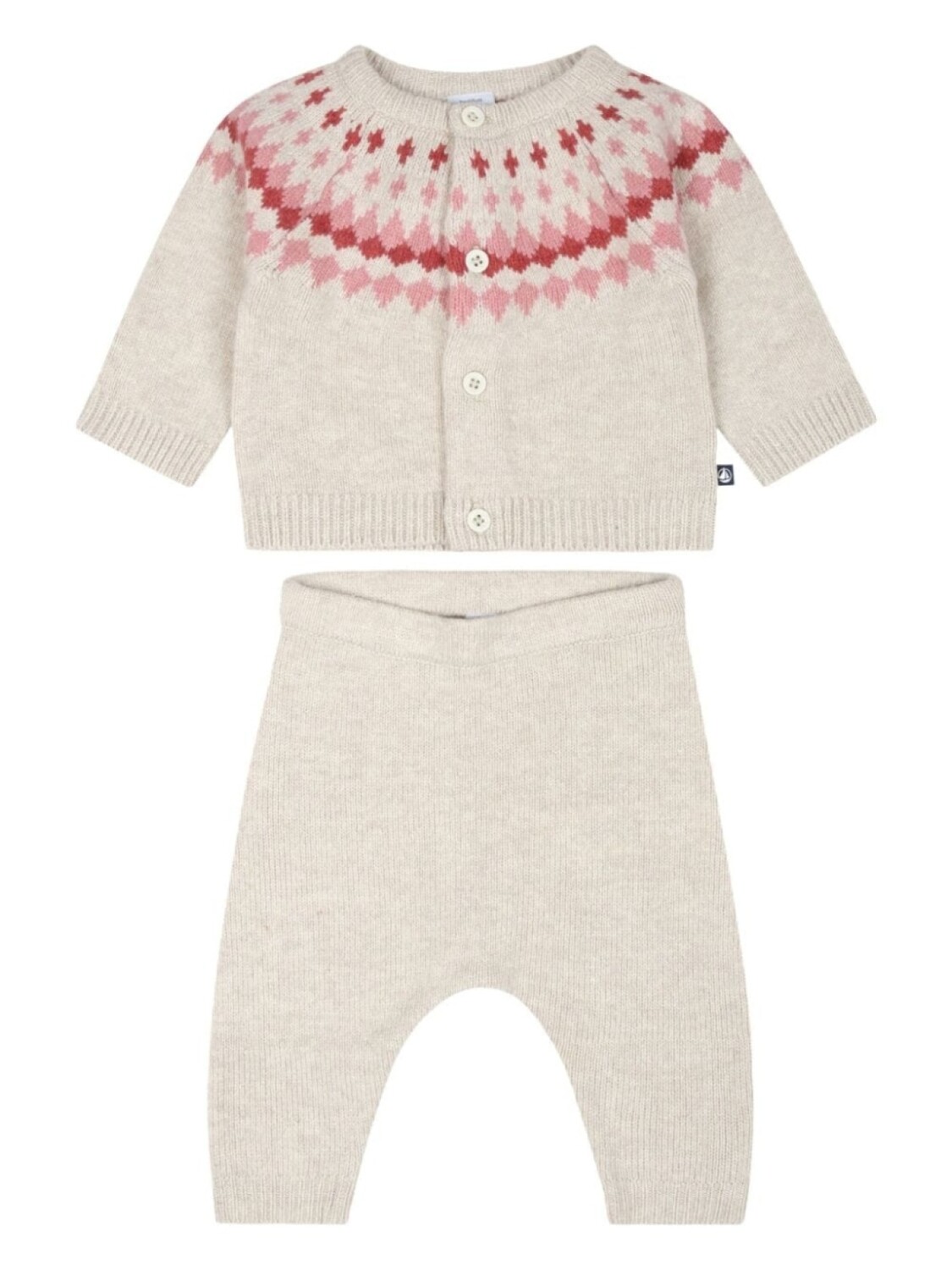 

Petit Bateau брюки трикотажные (комплект из двух штук), нейтральный цвет