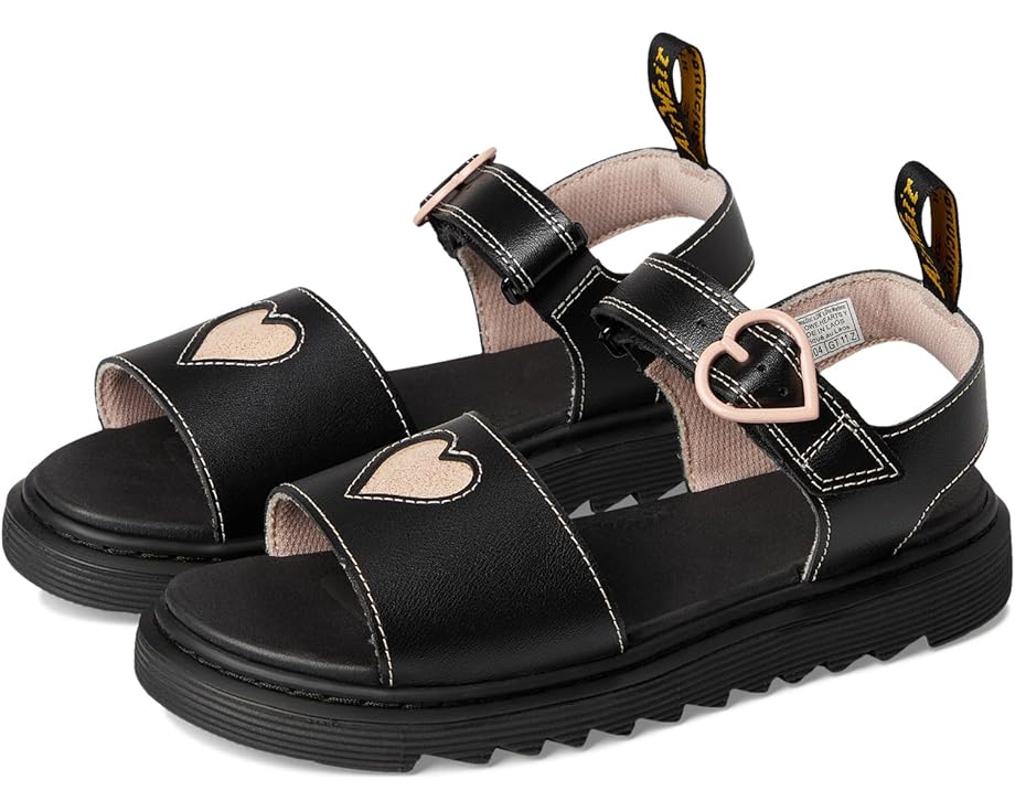 

Сандалии Dr. Martens Kid's Collection Marlowe Hearts, черный
