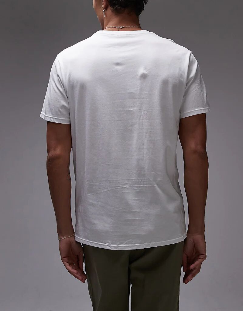 Комплект из 3 футболок Lacoste белого цвета — фото 4
