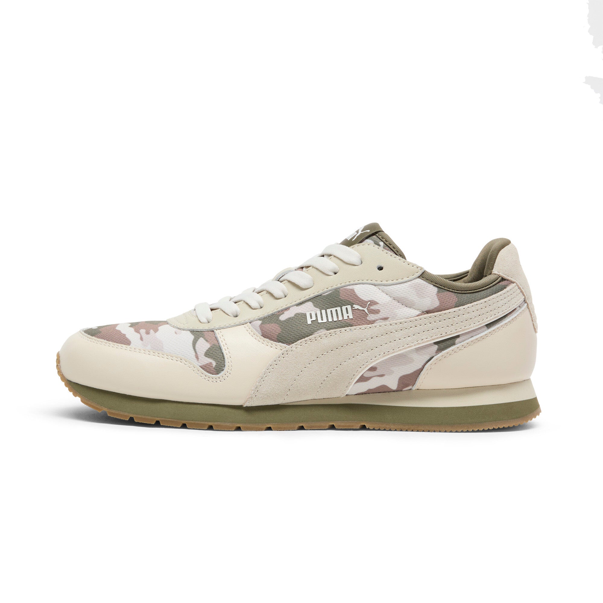 

Кроссовки PUMA ST Miler Camo, цвет alpine snow/desert dust