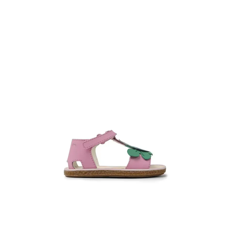 

Босоножки для девочек с розовым бисером Camper, цвет Rosa