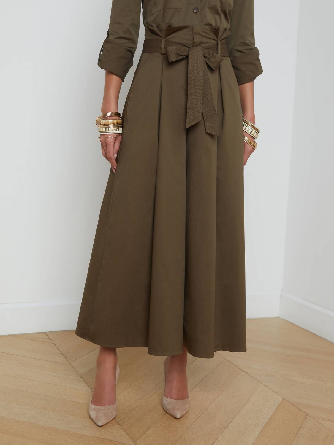

Брюки Lowen из сосны L'Agence, цвет pine