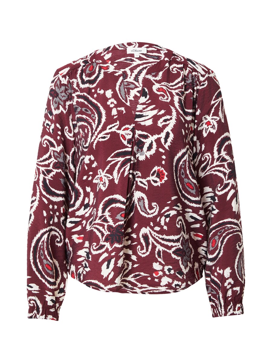 

Блуза s.Oliver, красный/бордовый
