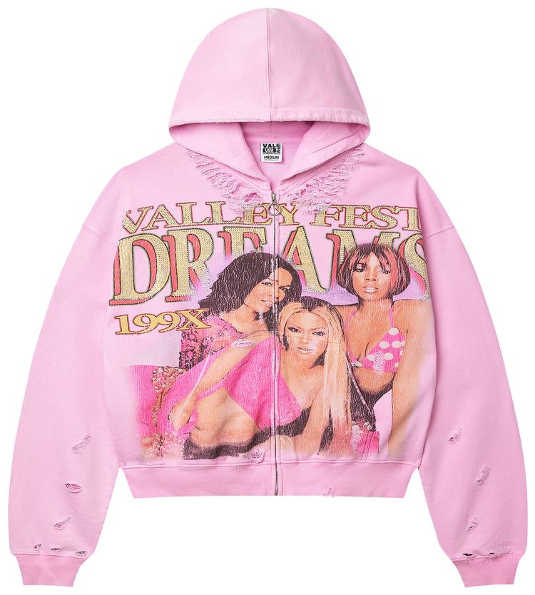 

Худи Vale Forever Dreams Zip Up Hoodie 'Pink', розовый