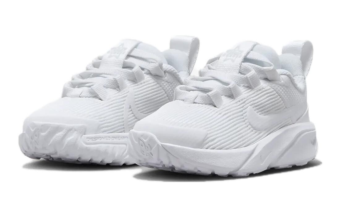 Звездный Кроссовки 4 TD «Тройной белый» Nike, белый — фото 3