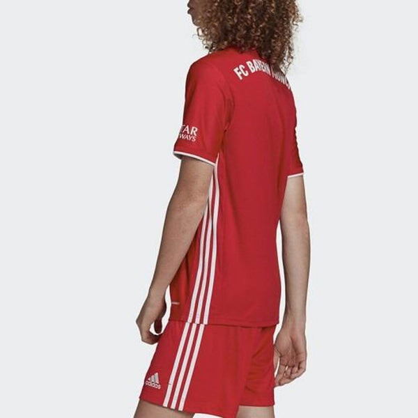 Футболка fc bayern bayern munich black home soccer/football red Adidas, красный — фото 4
