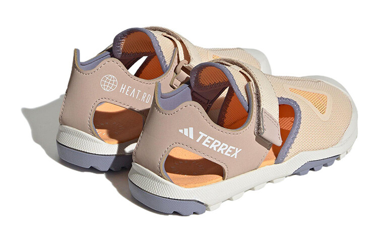 Детские сандалии Captain Toey Kids Серый/оранжевый Adidas — фото 4