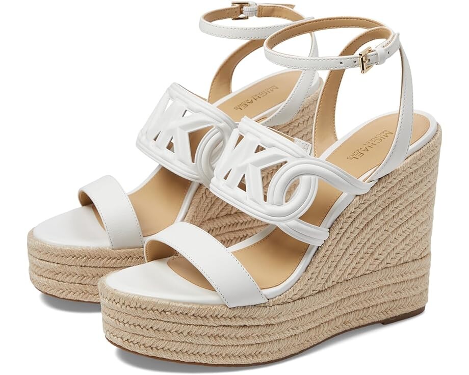 Эспадрильи MICHAEL Michael Kors Alma Wedge, цвет Optic White