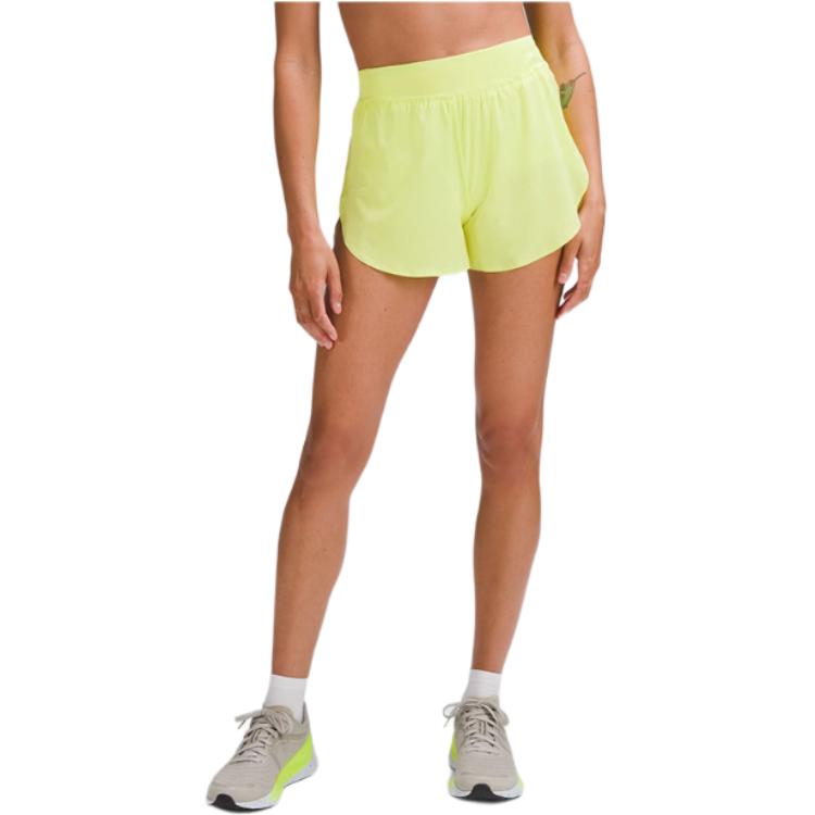 

Быстрые и свободные спортивные шорты Women's Lululemon, Electric Lemon/Elle