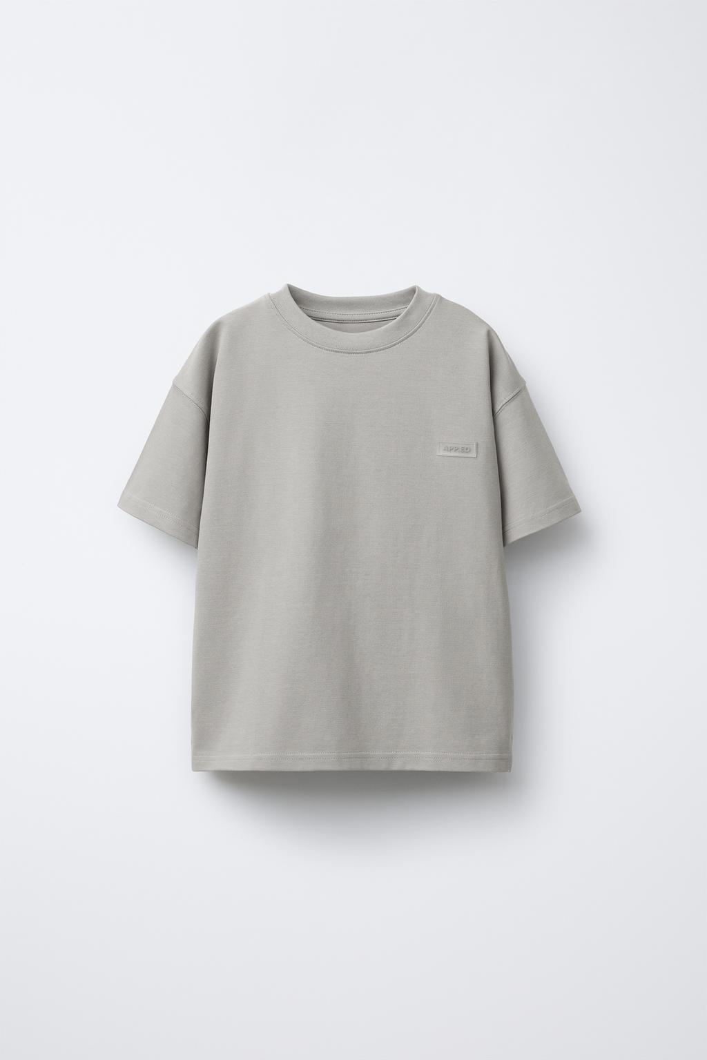

Футболка в тяжелом весе ZARA, серый