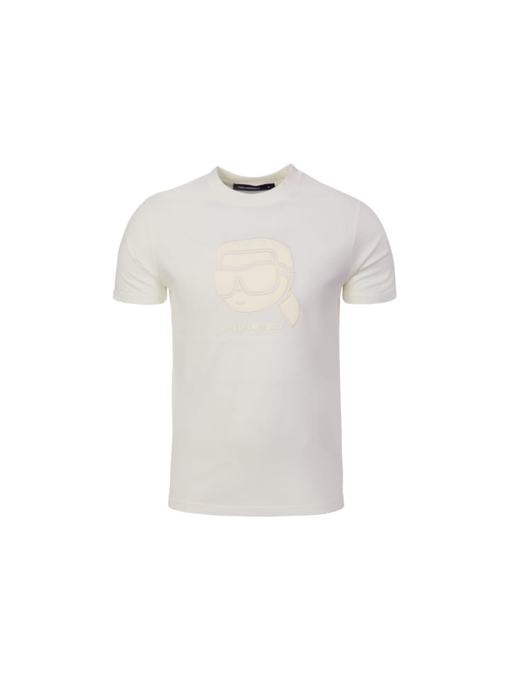 

Karl Lagerfeld Футболка 755052 кремового цвета, Бежевый, Karl Lagerfeld Футболка 755052 кремового цвета