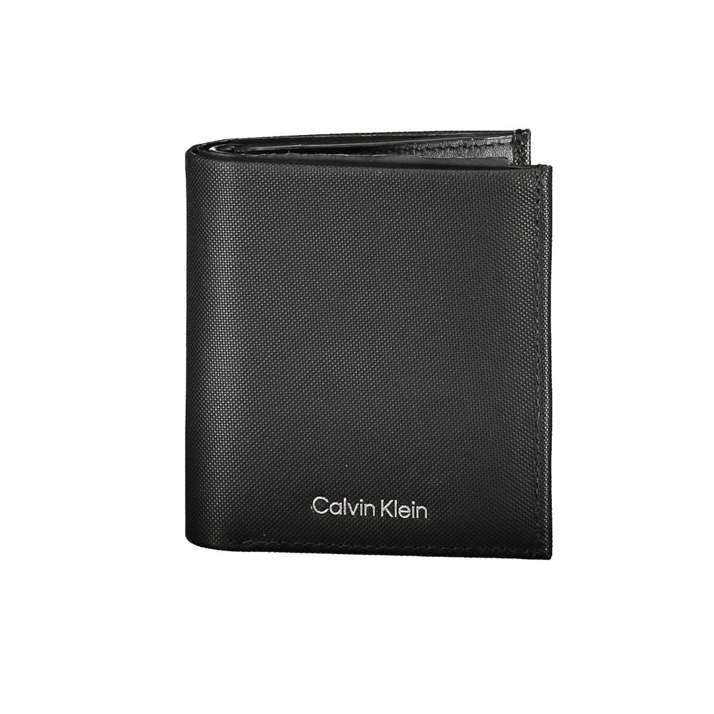 

Кожаный мужской кошелек Calvin Klein, черный