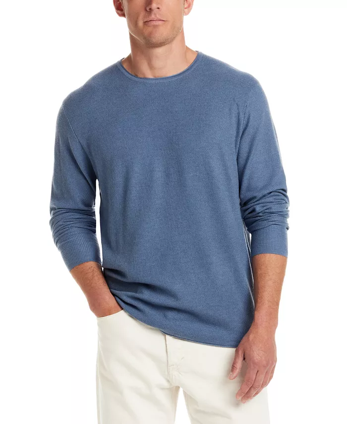 

Мужской свитер-водолазка из смесовой мериносовой шерсти Weatherproof Vintage, синий