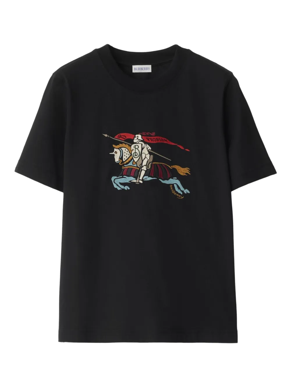 

Топ с вышивкой BURBERRY, черный