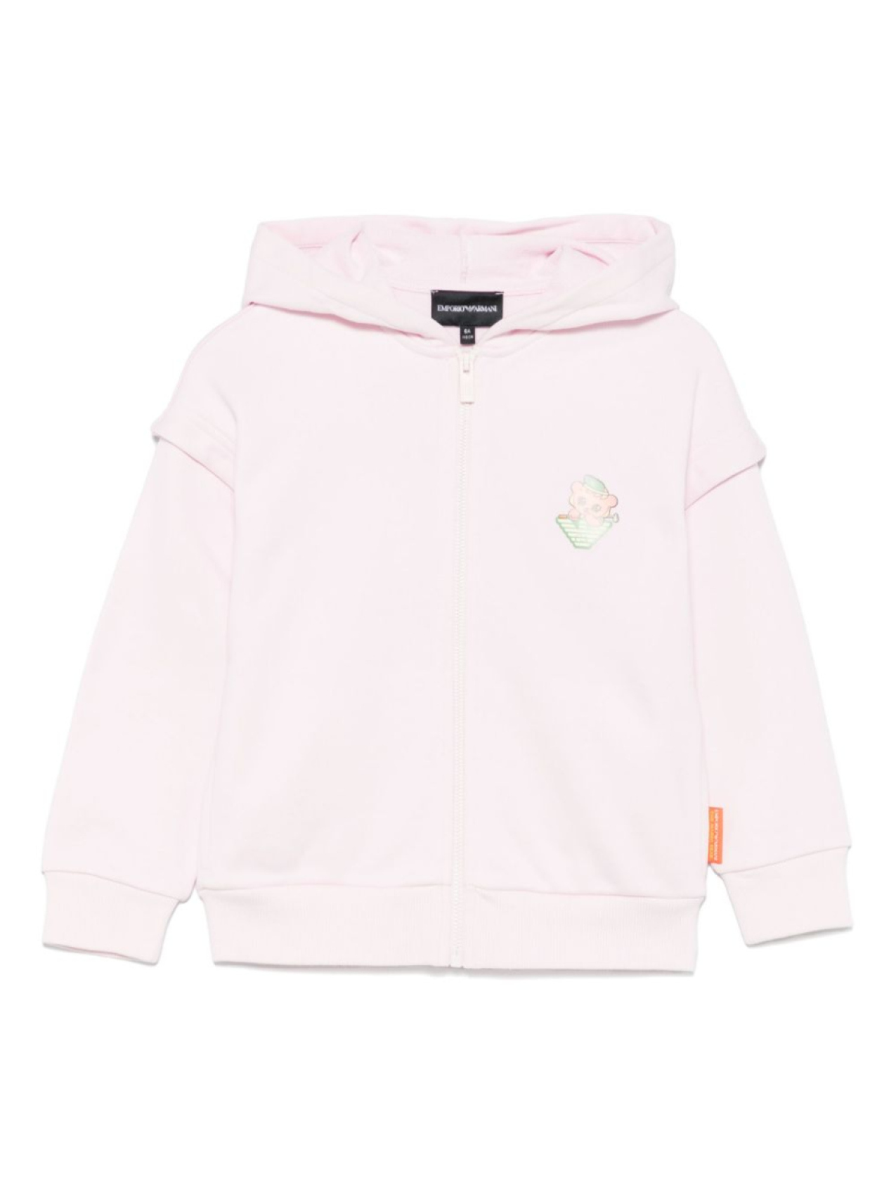 

Emporio Armani Kids худи с принтом, розовый