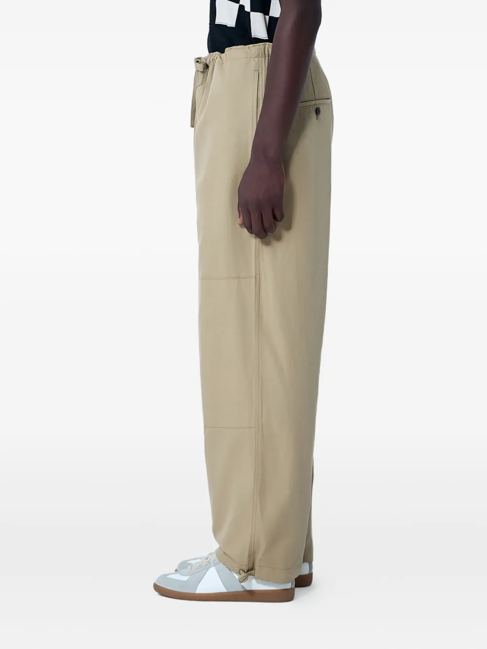 

Хлопковые брюки Sharma на кулиске visvim, нейтральный