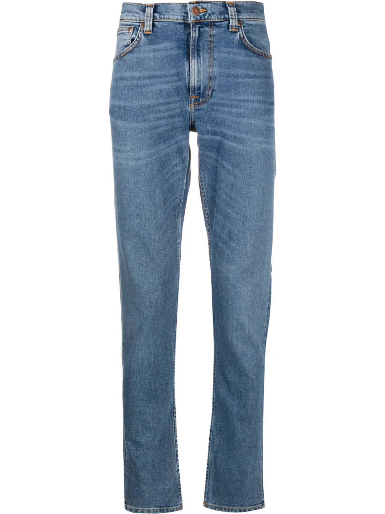 

Джинсы прямого кроя Nudie Jeans, синий