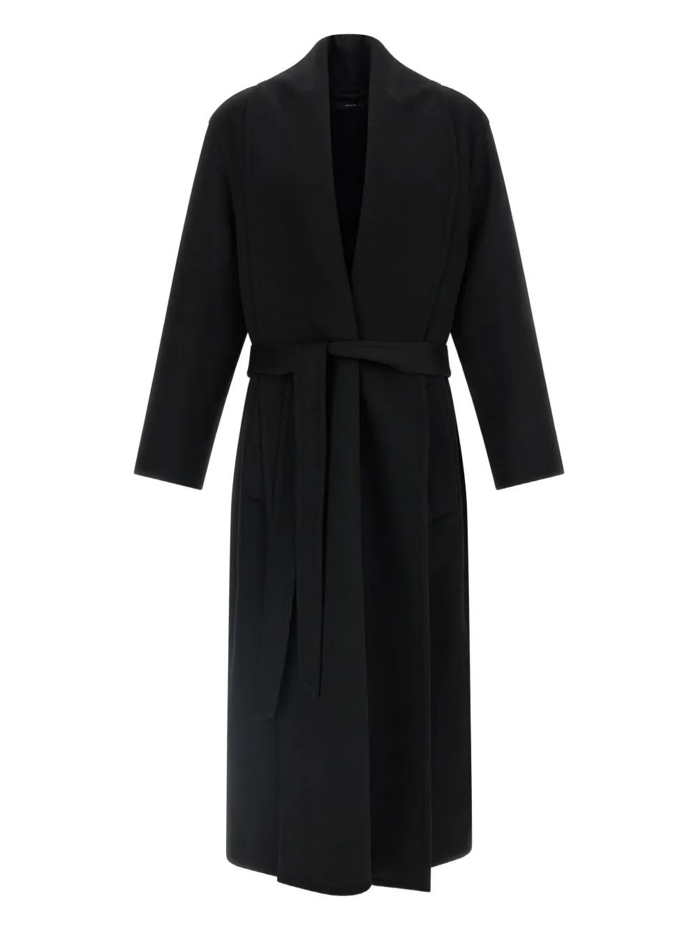 

Однобортное пальто с шалевым воротником Tom Ford, черный