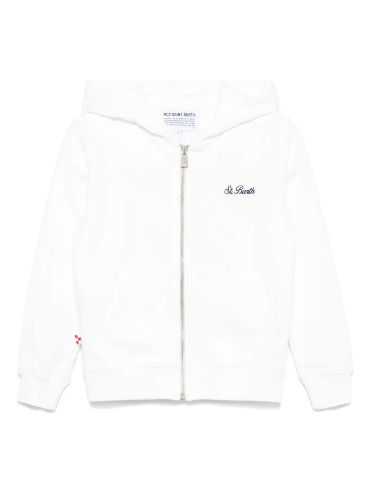 

Кони толстовка с капюшоном MC2 Saint Barth Kids, белый
