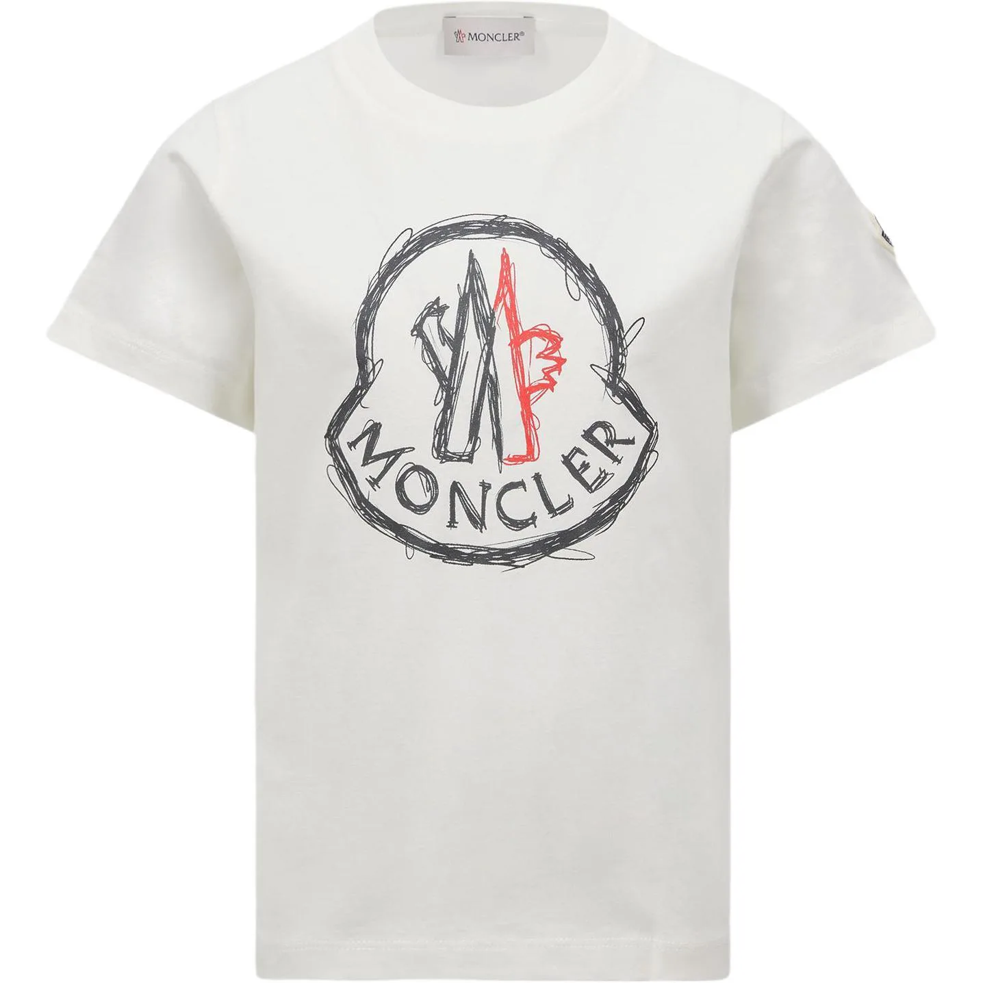 Moncler Футболка White для детей 3-7 лет