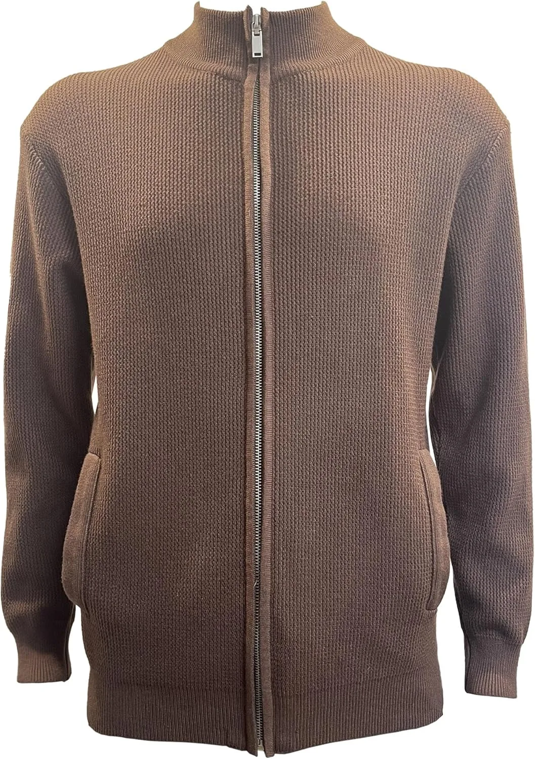 Кардиган для мужчин Casual Slim Fit с длинными рукавами и воротником стойкой