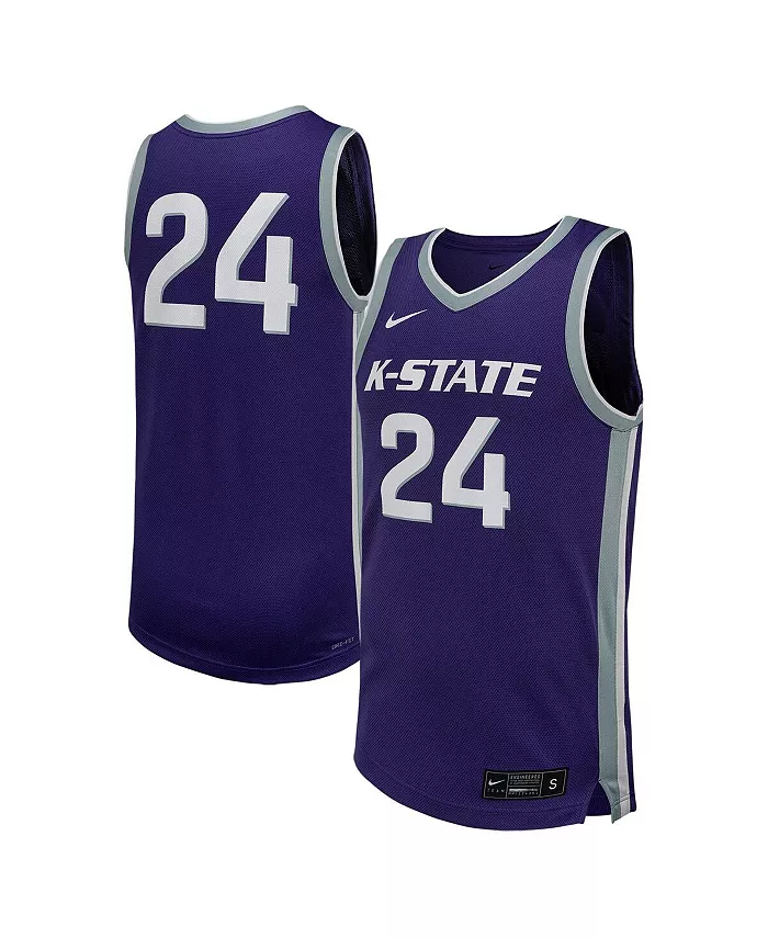 

Мужская # Kansas State Wildcats Реплика баскетбольная майка Nike, фиолетовый