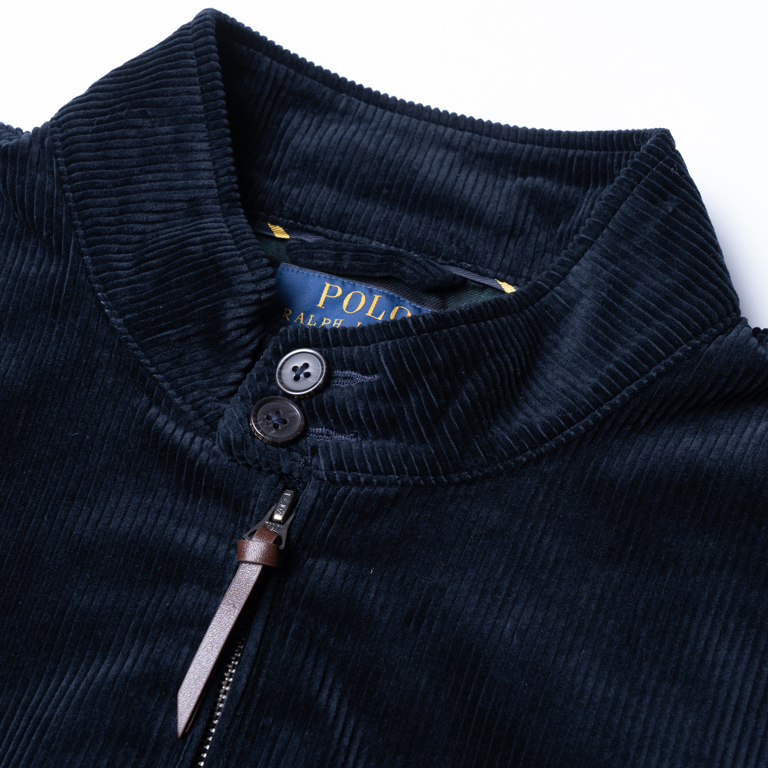 Вышитая пони вельветовая бомбер Polo Ralph Lauren, синий — фото 4