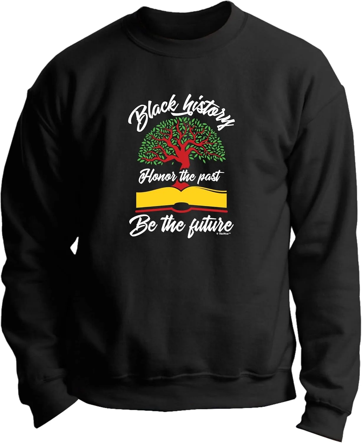 

Футболка с длинным рукавом Black History Honor The Past Be The Future ThisWear