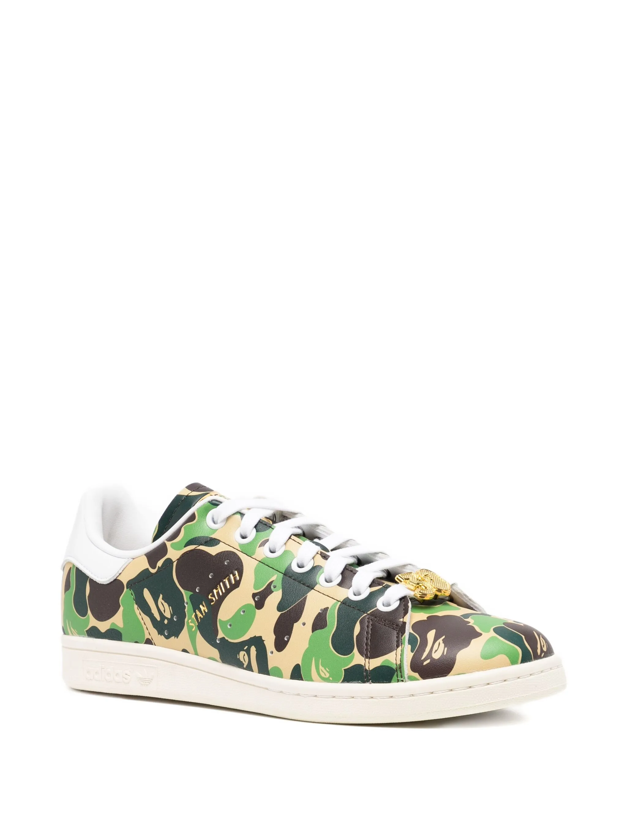Кроссовки Stan Smith из коллаборации с Adidas A Bathing Ape, зеленый — фото 2
