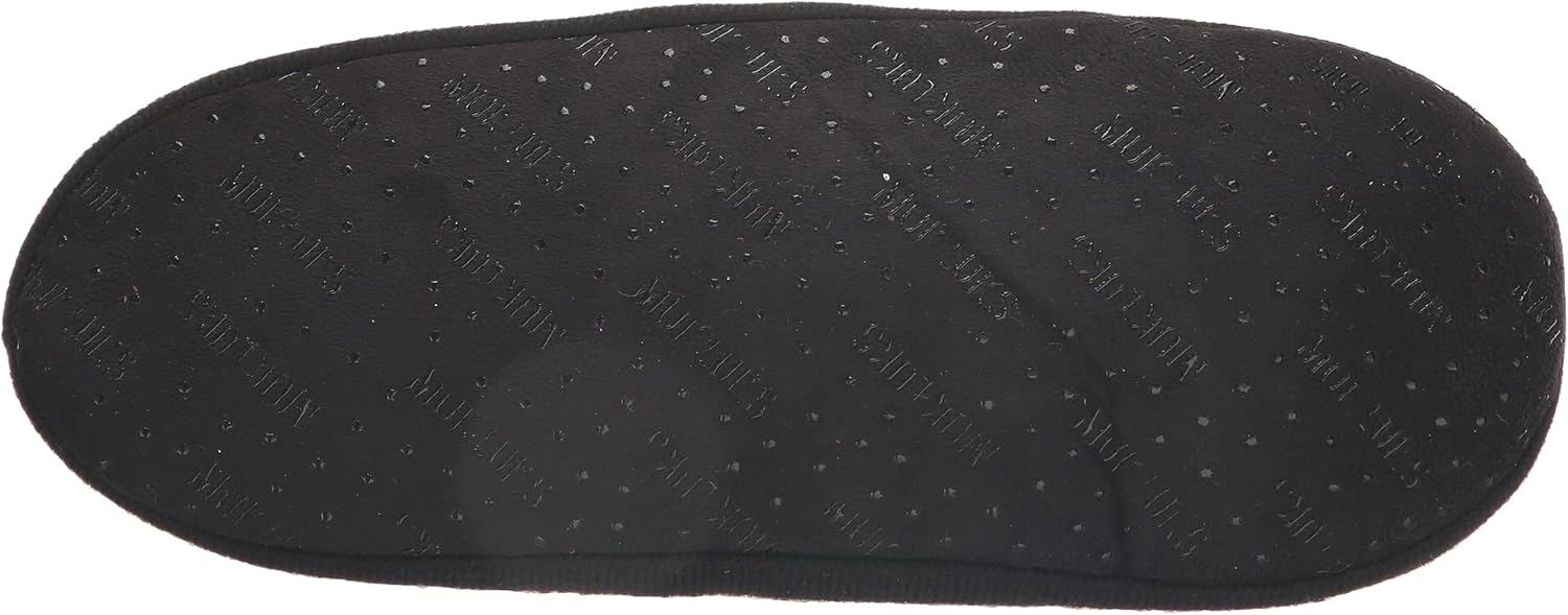 Тапочки MUK LUKS для мужчин с манжетой, Ebony/Sharkfin — фото 4